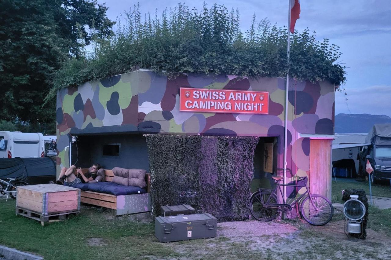 Swiss Army Camping Night / Militaerbunker St. Margrethen エクステリア 写真